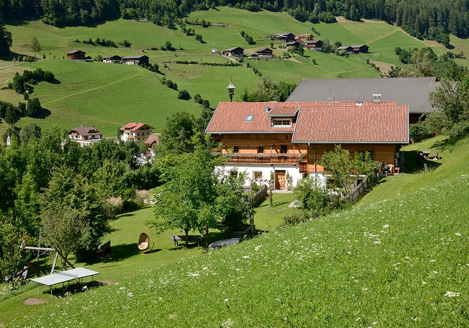 Bauernhof großer Garten