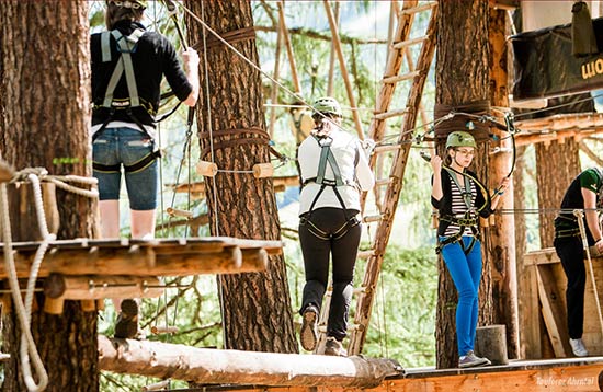 High ropes course Klausberg Ahrntal