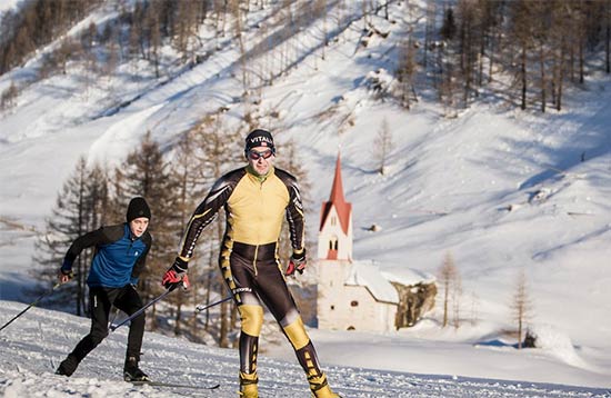 Cross-country skiing Ahrntal